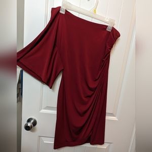 Size 6 Off Shoulder Red Dress